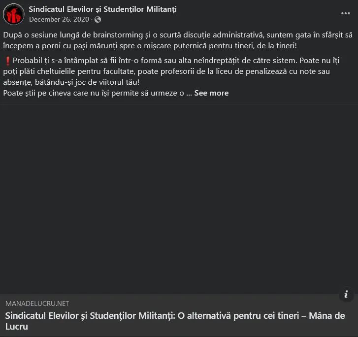 Sindicatul Elevilor și Studenților Militanți